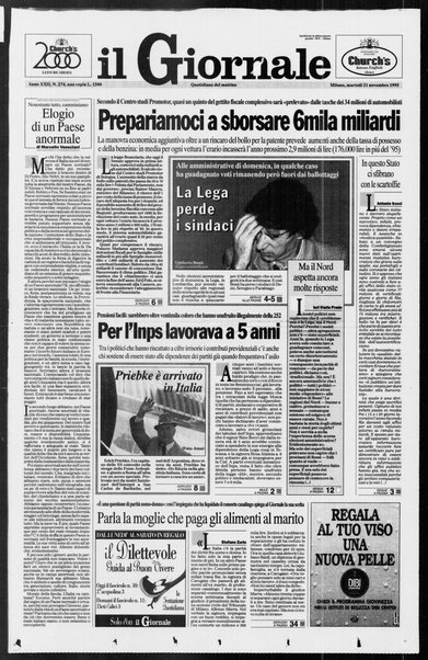 Il giornale : quotidiano del mattino